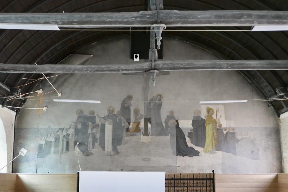 <div>
<div>
<div>
<div>Conservation-restauration de la toile marouflée monumentale (50 m<sup>2</sup>), avec Thierry Martel, Claire Bigand et Davide Orsi.</div>
</div>
</div>
</div>
